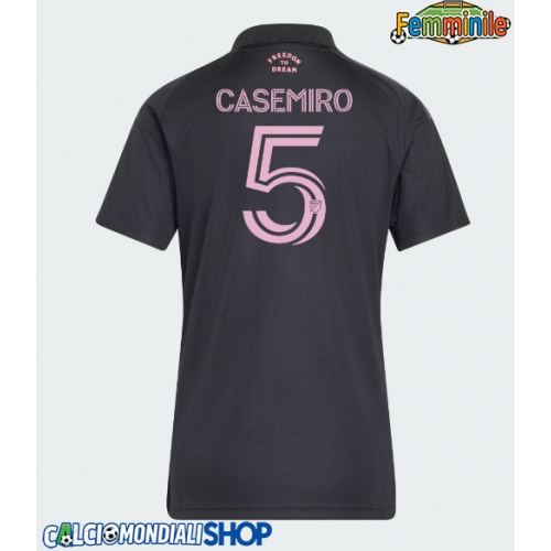 Maglie da calcio Inter Miami Casemiro #5 Seconda Maglia Femminile 2026-27 Manica Corta